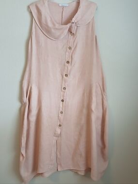 Tempo Paris Linen Sleeveless Dress